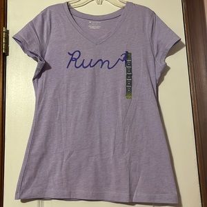 TekGear Run V-neck women’s t-shirt - size medium, NWT